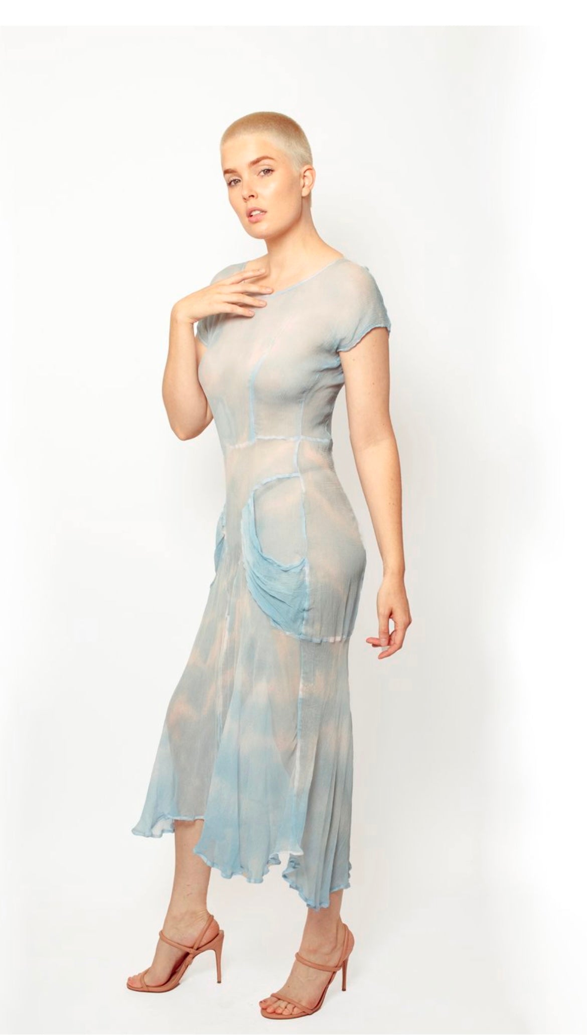 Oceanic Babushka Dress