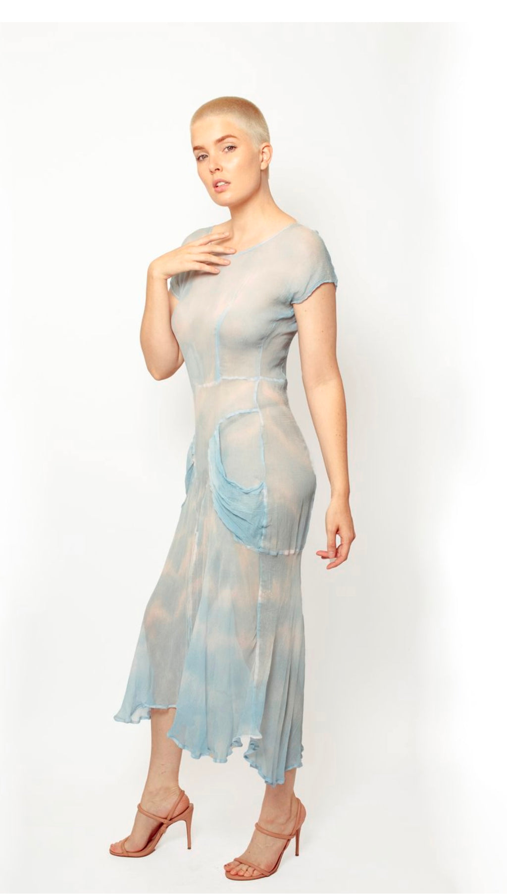 Oceanic Babushka Dress