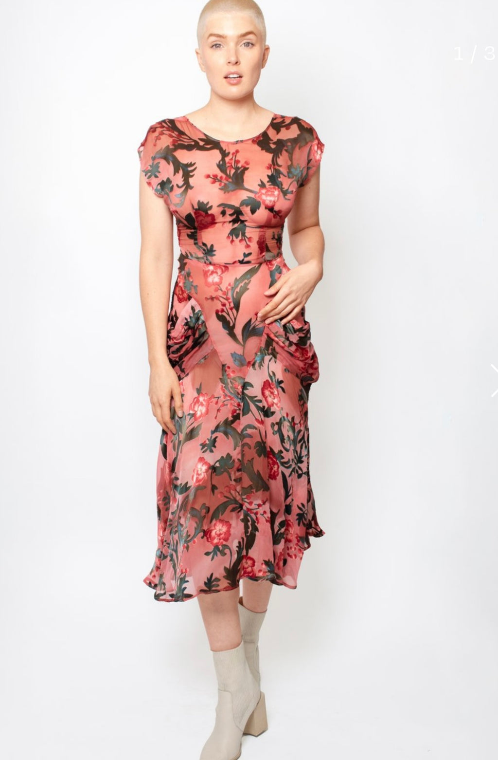 Tea Rose Babushka Dress