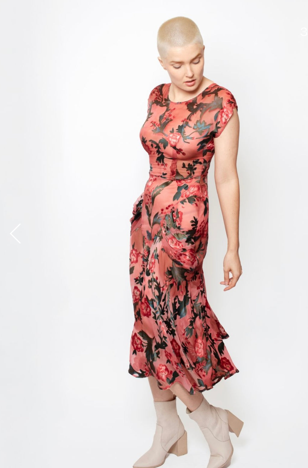 Tea Rose Babushka Dress